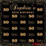 Step and Repeat Birthday Backdrop, Birthday Backdrop, 50th Birthday Backdrop, Step and Repeat Backdrop, Step and Repeat Banner