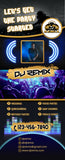 Retractable Logo Banner, DJ Retractable Logo Banner, DJ Trade Show Banner, DJ Pop Up Shop, Dj Retractable Banner, Dj Roll Up Banner